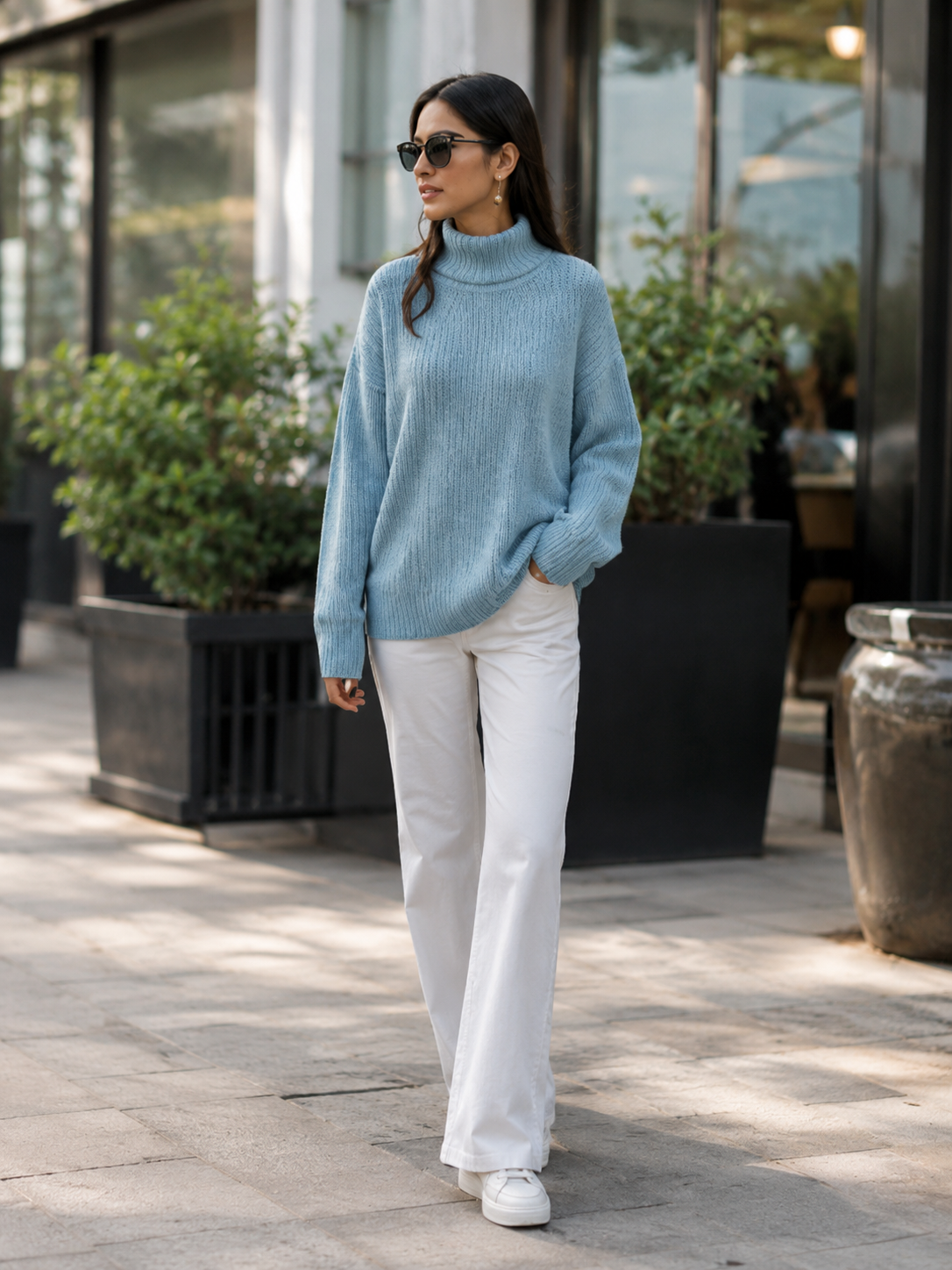 Sky Blue Oversized