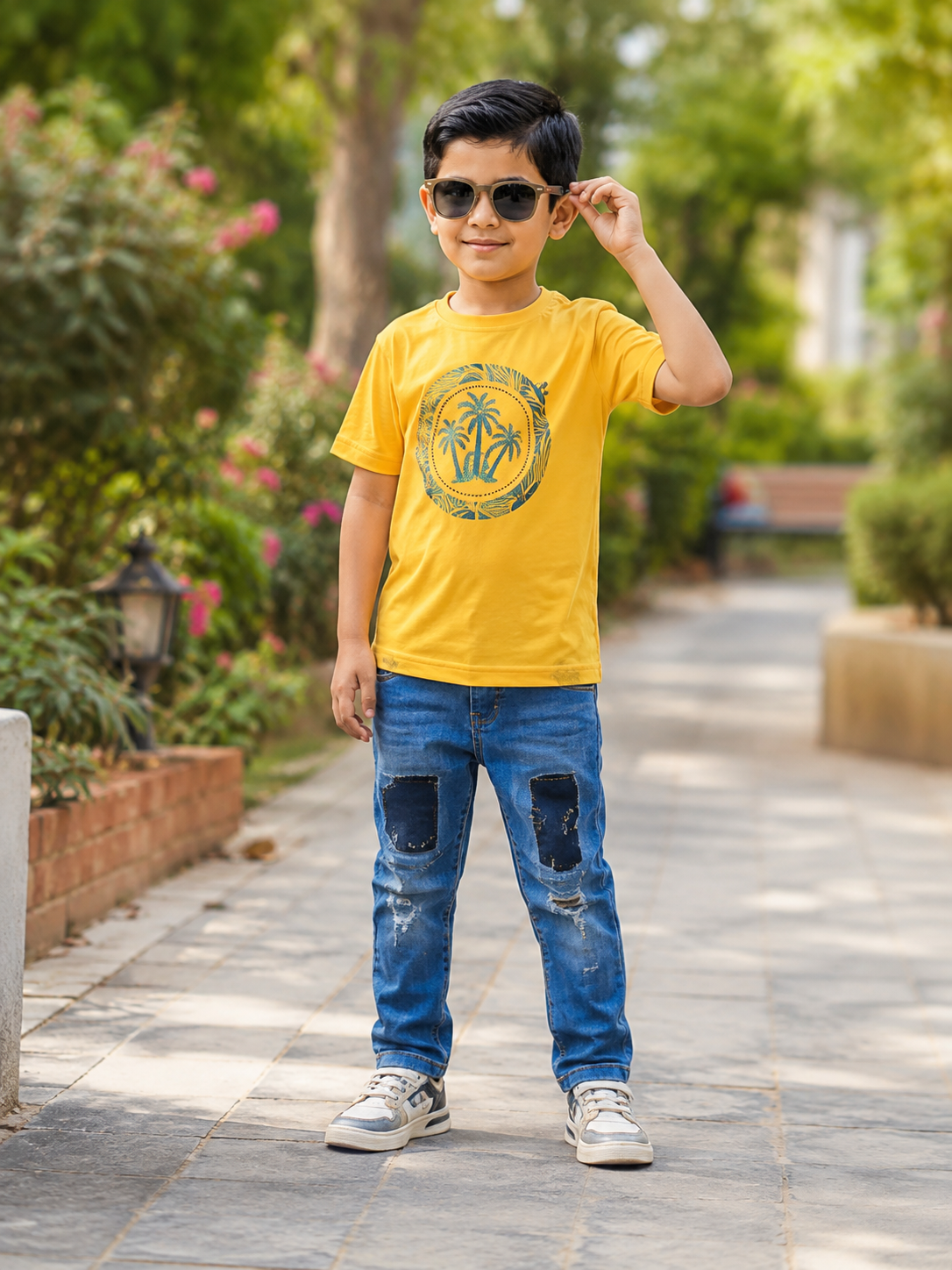 Yellow Graphic Tee